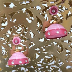 Handmade gorgeous paper-mache earrings